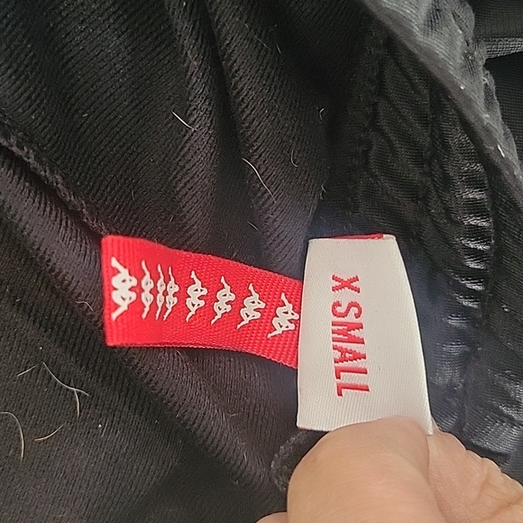 Womens Kappa pants size xs color black white - Picture 7 of 7